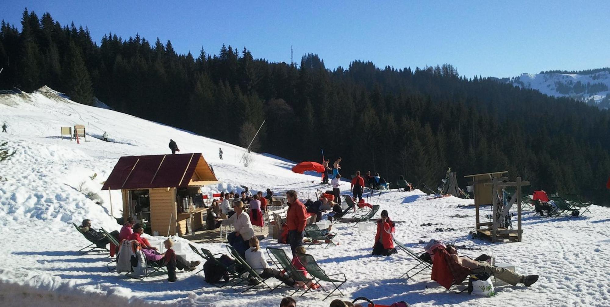 Le Lodge Chasse Montagne Les Gets Eksteriør bilde