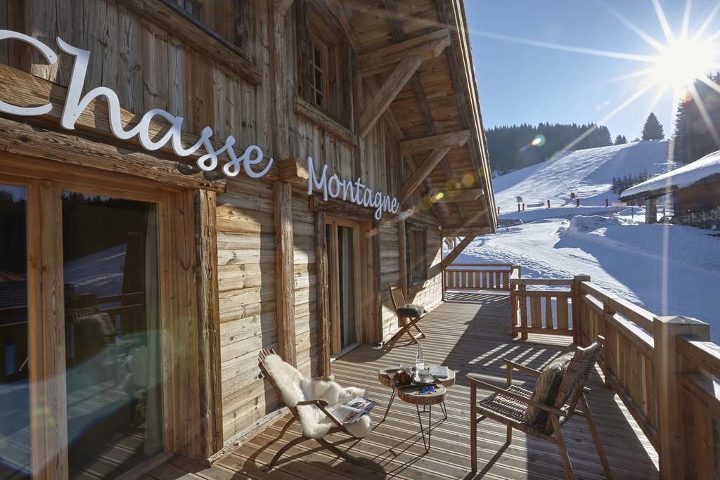 Le Lodge Chasse Montagne Les Gets Eksteriør bilde